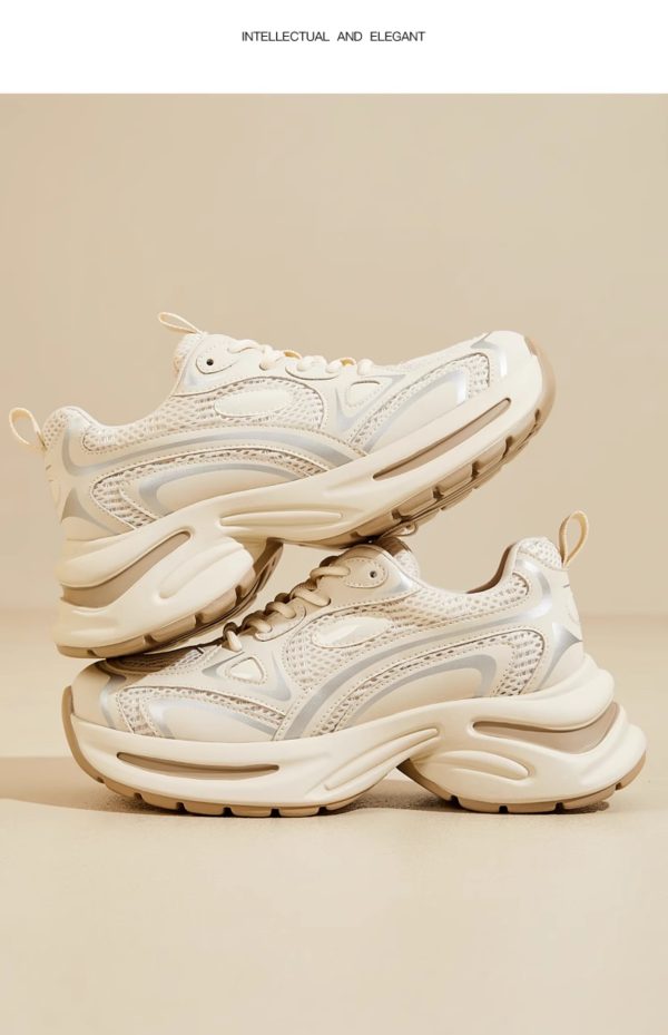 Daphne silver dad shoes for women 2025